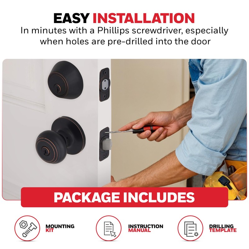 Honeywell Safes & Door Locks - 2 Pack Entry Door