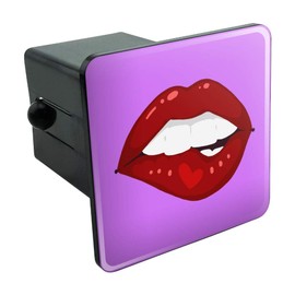 GRAPHICS & MORE Seductive Luscious Bite Biting Lip Tow Trailer Hitch Cover Plug Insert