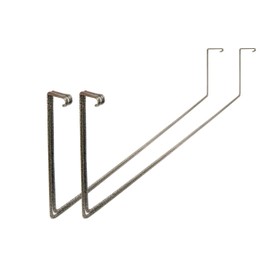 HyLoft 00656 Add-On Storage Rack Accessory for HyLoft Model 625 and 651, Hammertone, 2-Pack