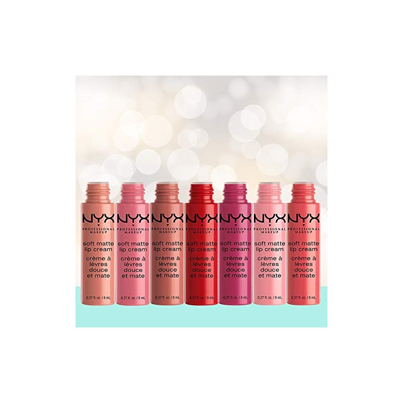 NYX Professional Makeup, Soft Matte Lip Cream, Labial Mate, Tono