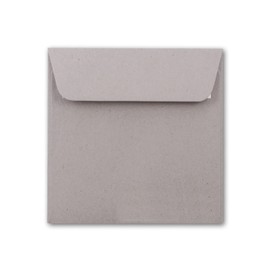 ARTOZ Greenline Series Square Envelopes 16 x 16 cm Beech Light Grey / Light Brown Pack of 25