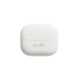 Sudio D1 True Wireless Earbuds - Bluetooth 5.4, ENC Noise Isolation, Touch Controls, 6.5H Playtime, USB-C Fast Charging, Voice Assistant Compatible for iOS & Android (White)