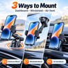 Car Phone Mount for Dashboard, Windshield & Air Vent, Telescopic