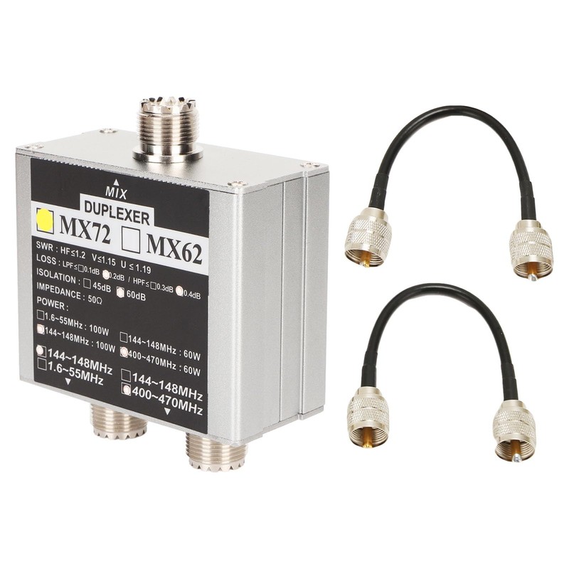 VHF UHF Transceiver Duplexer, 144 ~ 148 MHz and 400