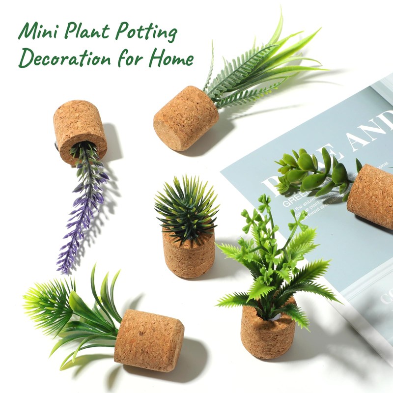 Joyibay Plant Fridge Magnets Mini Succulent Magnets Artificial Plants Refrigerator