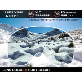 [ZERO TECH BASE] OAKLEY AIRBRAKE XL Goggle Replacement Lenses RUBY CLEAR Skiing Snowboard