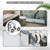 Voarge Curved Shower Door Rollers with Double Sliding Door Accessories