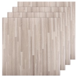 AKOLAFE 40 Sheet Vinyl Flooring 12x12 Peel and Stick Floor Tile Waterproof Clearance Vinyl Floor Tiles Striated Wood Self Adhesive Floor Tiles Sticky Laminate Flooring for Bathroom Kitchen Basement RV