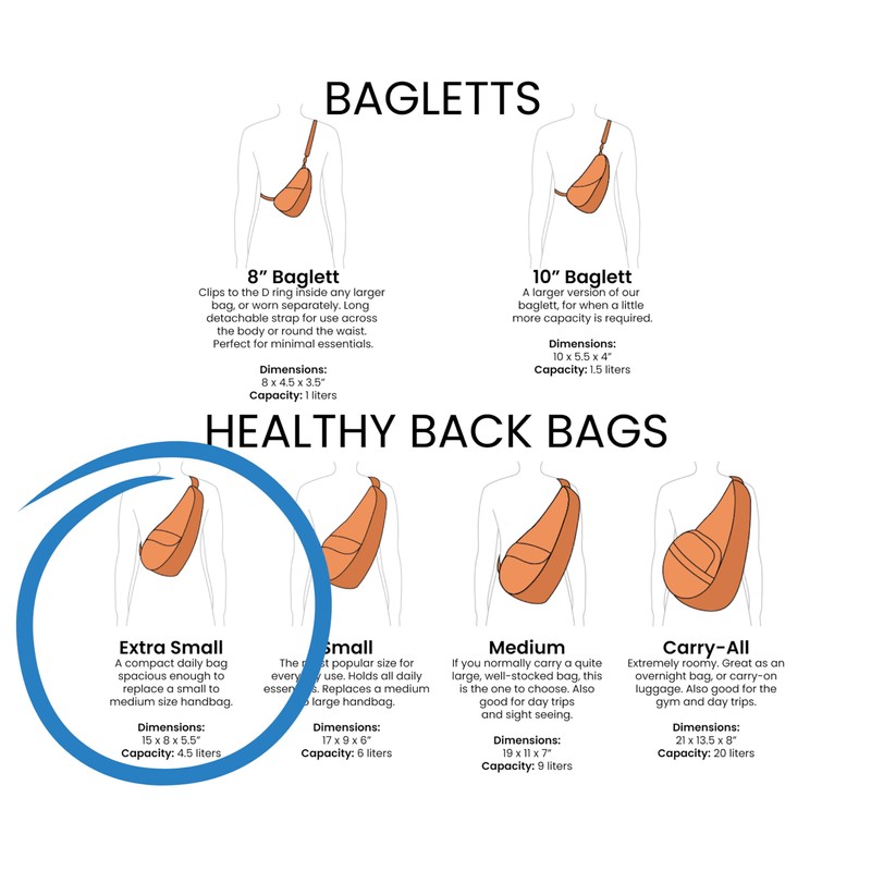 AmeriBag Classic Leather Healthy Back Bag Extra Small (Espresso)