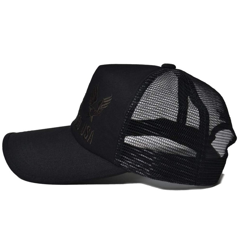 AVIREX Front Embroidered Limited USA Mesh Cap, black4