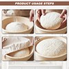 Bread Proofing Basket Cover, Round Oval Bread Banneton Proofing Basket