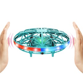 UFO Drone Gesture Sensing Drones for Kids and Adults Flying Toys with 360 Rotating Colorful LED Lights Helicopter Toy