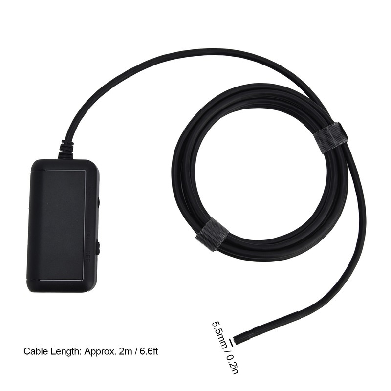 6LED HD Endoscope 5.5MM Wireless WiFi Inspection Camera IP67 Waterproof