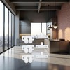 3Pcs White Marine Boat Ball Catch Door Cupboard Spring Back