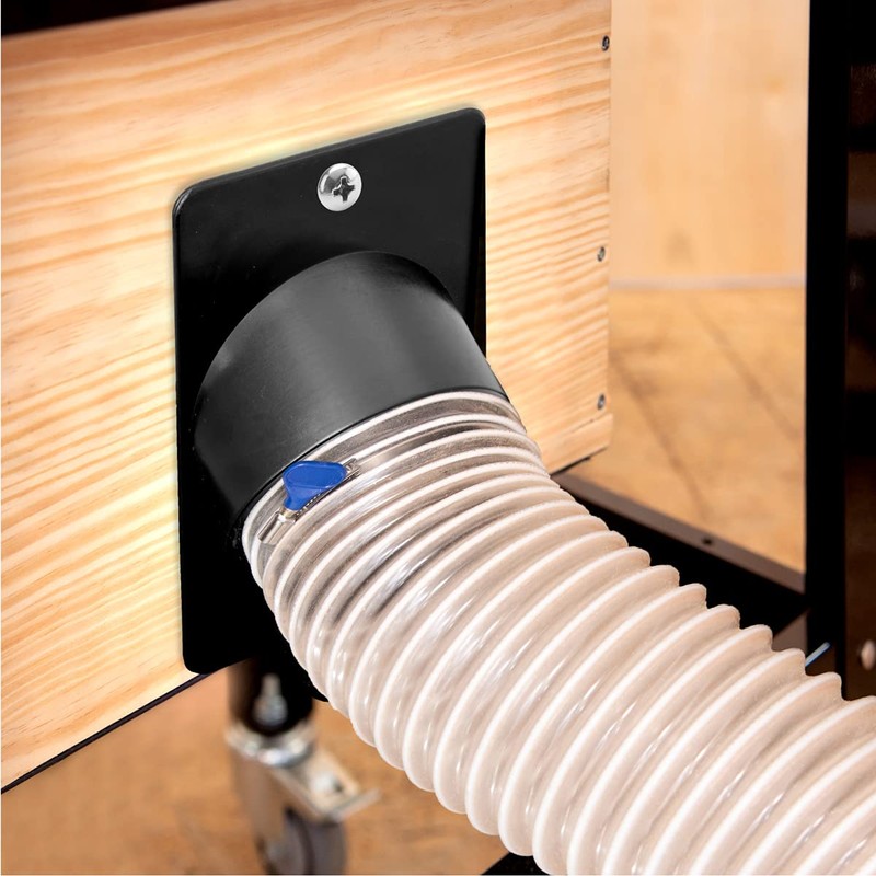 POWERTEC 70153 Angled Dust Port, 4-Inch