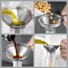 3 Piece Funnel Stainless Steel Stainless Steel Funnel Set, Mini