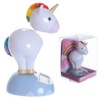 Grindstore Dekorative Verzierung Rainbow Unicorn Figur Solar Kunststoff