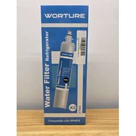 For GE 2X NEW Worture XT002 Water Filter For GE RPWFE & RPWF Refrigerator Replacement