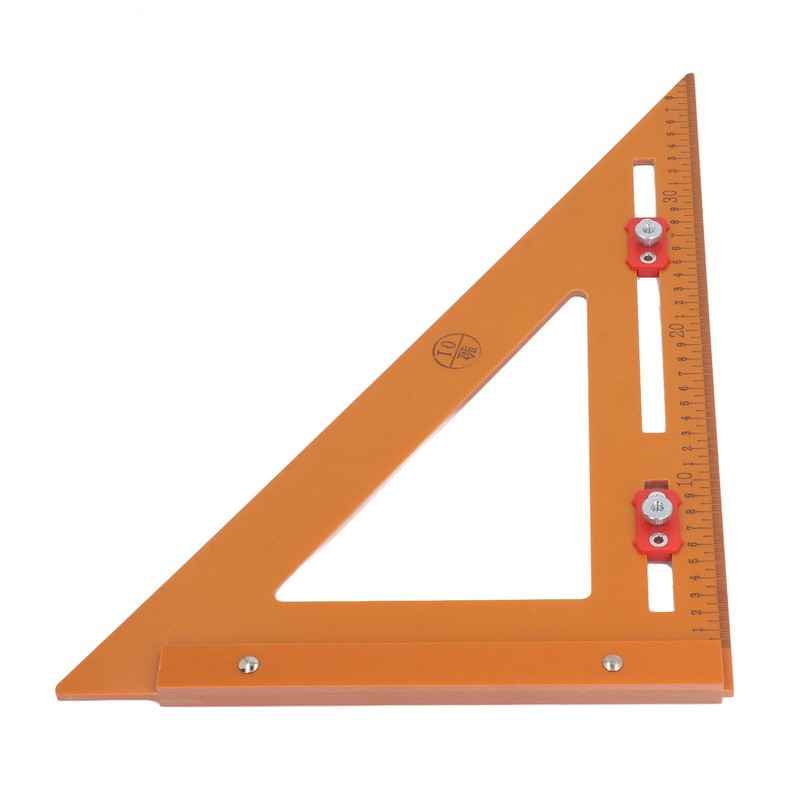 Rafter Square Multi Functional Drilling Positioning Triangle Ruler Carpenter Measuring
