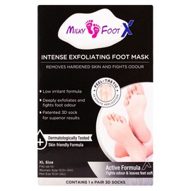 Milky Foot Active Intense Exfoliating Foot Mask (XL)