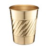 Monarch Abode Metal Bathroom Trash Can – Waste Basket for