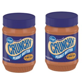Kroger Crunchy Peanut Butter 16 oz (2 pack)