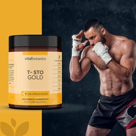 T-STO GOLD | Vitamina D + Potasio + Zinc + L-Arginina + L-Taurina + Guaraná + Moringa