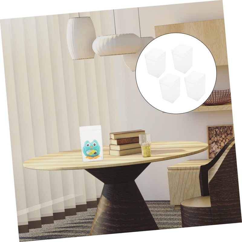 CHILDWEET Crylic Desktop Box Set 4pcs Storage Box for Blind