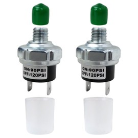 90-120 PSI Pressure Switch Long Lasting Steel Copper Surface Mount Pressure Switch, High Performance Air Pressure Control Switch Ideal for Suspension Systems Air Ride Pressure Switch