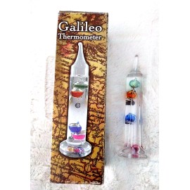 Giftco 7.5" Tall Galileo Thermometer * 5 Colorful Baubles
