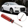 Qiilu Car Valve Driver Tire Valve Wrench, Air Valve Wrench,