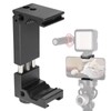 Mobile Phone Tripod Mount Clip Adjustable Phone Clamp with Cold