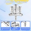 Triple Pressure Washer Tips, 3-in-1 Power Washer Nozzle, 3 Nozzle