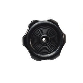 RV Designer Collection H713 Black 1 Inch Plastic Shaft Knob
