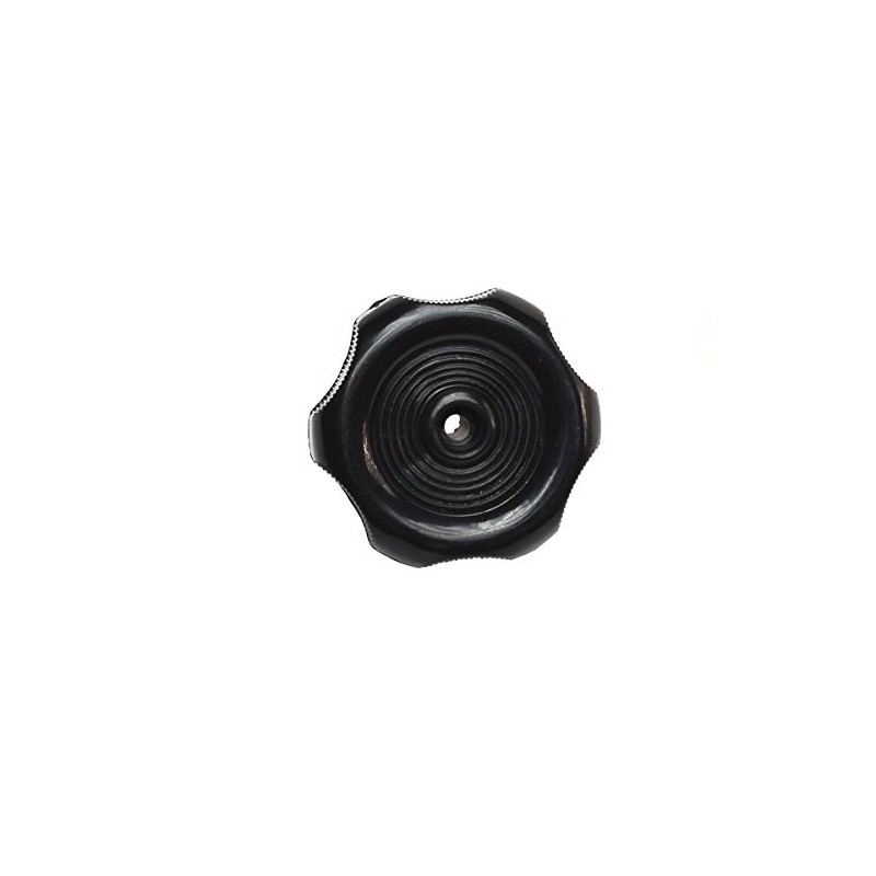 RV Designer Collection H713 Black 1 Inch Plastic Shaft Knob