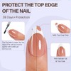 Misssix X-BASIC TIPS Uñas postizas francesas, 150 unidades, uñas de