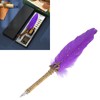 Quill Pen Set Retro Elegant Exquisite Pattern Smoothing Writing Feather