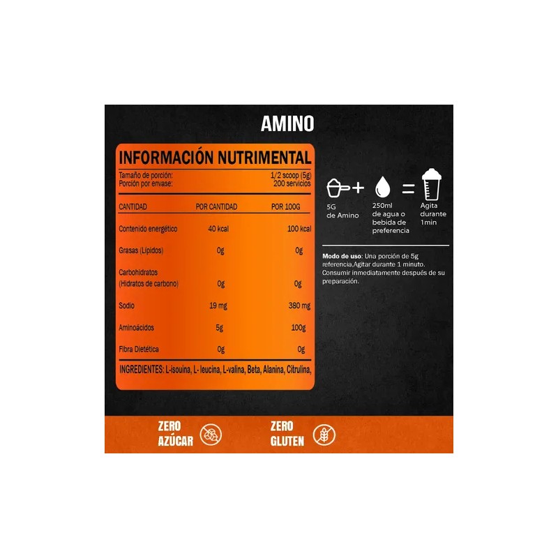 Creatina D-mon 1kg + Aminoácidos 1 Kg