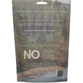 PRICE BEATER Raw Hawaii Deer Dust – All-Natural Meal Topper for Dogs – 100% Wild-Sourced Axis Deer – Improves Digestion, Skin & Coat Health, Immune Support – No Additives or Preservatives – 8 oz