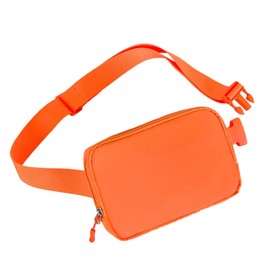 Belt bag Fanny pack crossbody bags for women Everywhere belt bag (Orange)