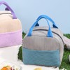 Taoluwin Insulated Lunch Bag, Corduroy Thermal Lunch Tote Bag with