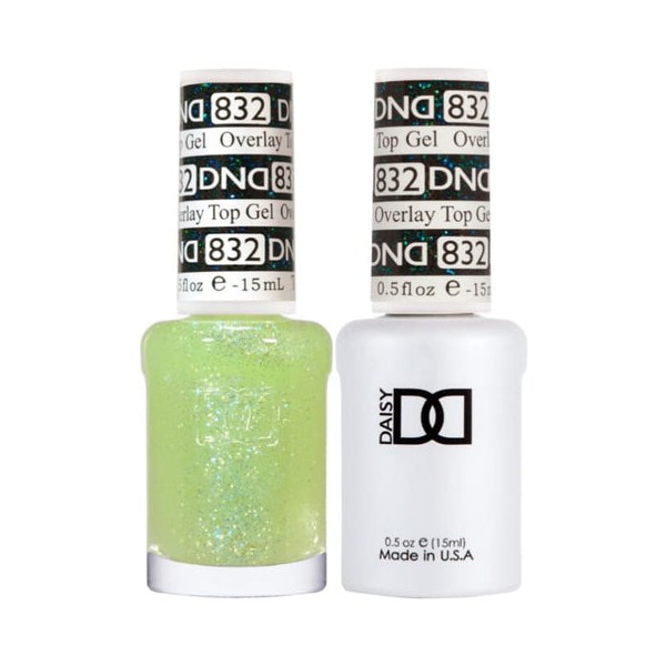 DND Duo Matching OVERLAY GLITTER TOP GELS - #832