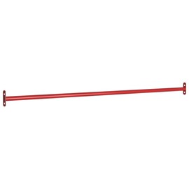 Turning Bar Set of 3 Red Powder-Coated Steel 49.2 in Long, Toys & Games, Outdoor Play Equipment, 93200