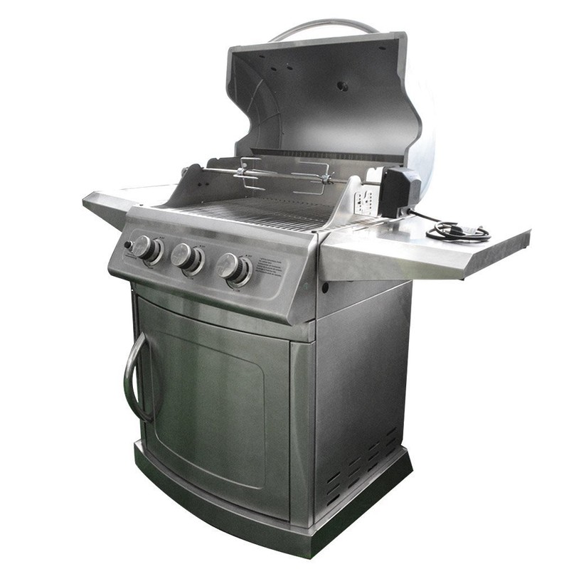 Onlyfire Universal Barbecue Grill 76MM Slide Stainless Steel Rotisserie Motor