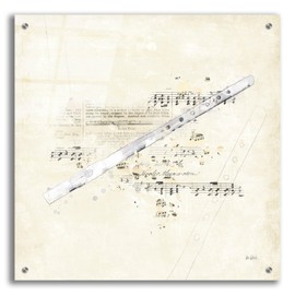 Epic Art 'Musical Gift 5' by Katie Pertiet Acrylic Glass Wall Art, 24" x 24"