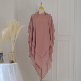 Women Muslim Chiffon Scarf Lightweight Breathable Abaya Jilbab Ramadan Eid Sun-proof Shawls Wrap Hijab