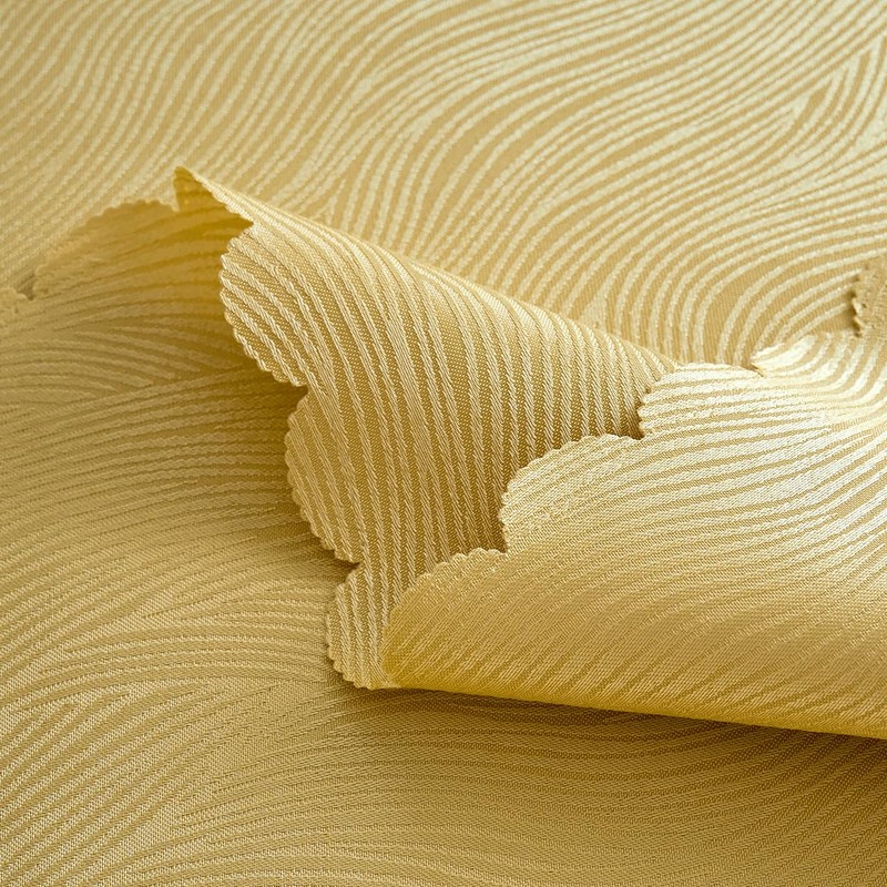 SPRICA Round Jacquard Tablecloth 200cm Water Resistant Solid Colour Heavy