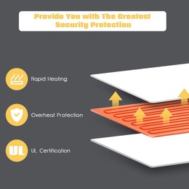 BUSHLY Massage Table Warmer 71” x 30” (L x W), Portable Massage Heating Pad 5 Heat Settings & Timer, Electric Heating Pad with Overheating Protection for Spa Table, Massage Bed