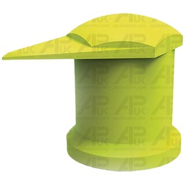 APUK 50x Checkpoint Long Reach Wheel Nut Indicator Rubber Dust Cap Bright Green 24mm