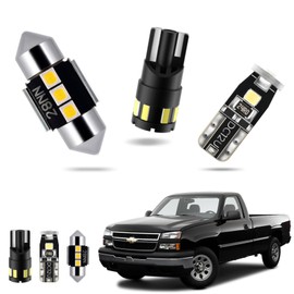 EASY EAGLE LED Interior Car Lights for Silverado/GMC-1999-2006: 12 Piece Kit White LED Light Bulbs - Super Bright 6000K + Install Tool